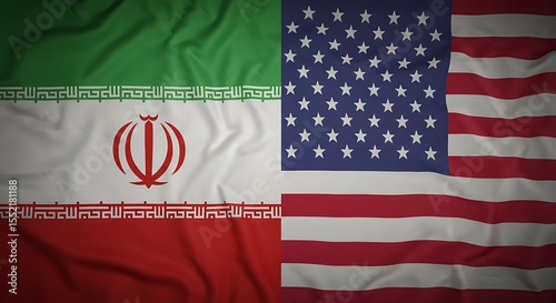 Iran and United States Flags A Symbol of Complex Relations