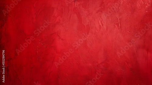 Vivid red painted texture creates a bold, textured background for artistic designs or vibrant presentation backdrops.