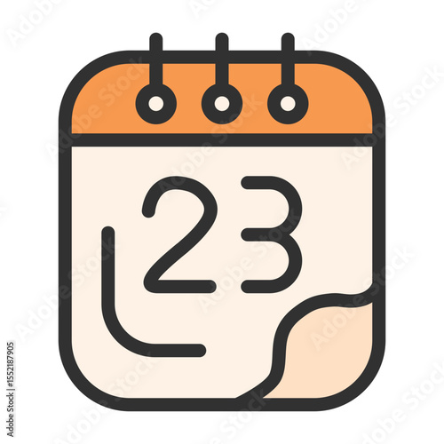 23 Calendar Icon