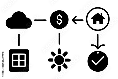 Step-by-Step Vector Diagram: How Companies Allocate Funds to Carbon Projects – Payment Gateway to Verified Offsets