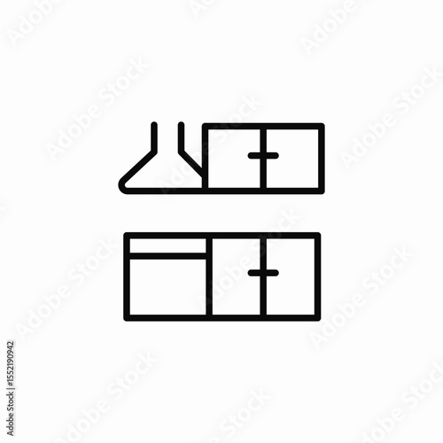 kitchen equipment icon sign vector