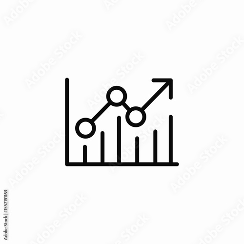 statistics inforation icon sign vector