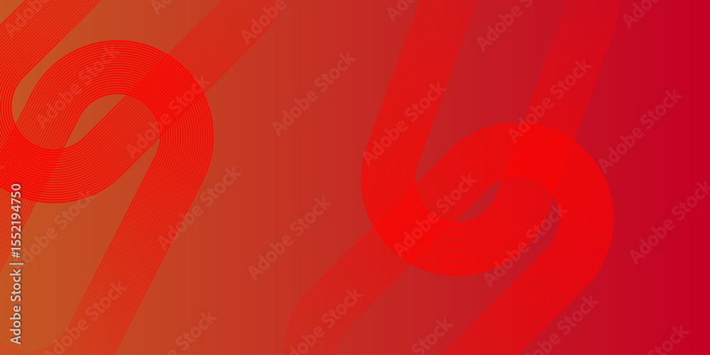Obraz premium Abstract red swirl background with colorful lines and spiral patterns