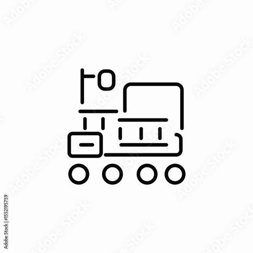 clinic beds icon sign vector