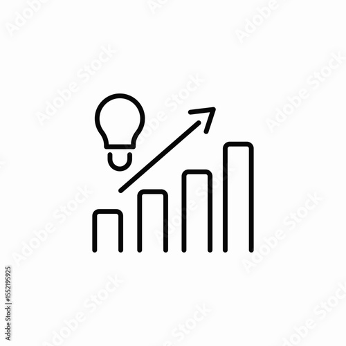 innovation strategy icon sign vector