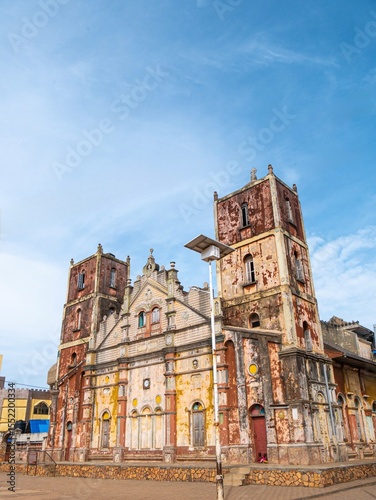 Grand Mosque of Porto-Novo, Benin on a sunny morning - Portrait Shot