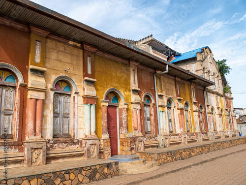 Grand Mosque of Porto-Novo, Benin on a sunny morning