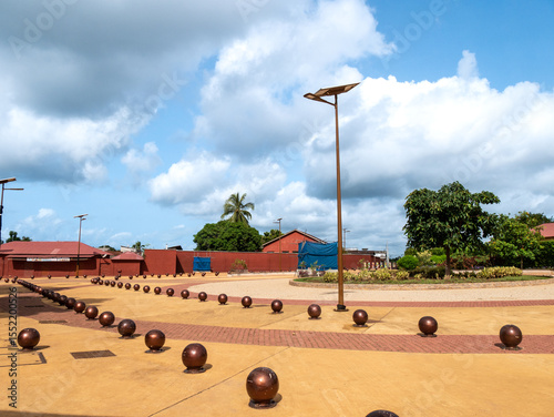 Auction Square in Ouidah, Benin, where enslaved Africans used to be sold to European slave traders