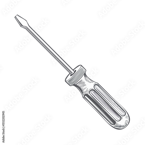 Slotted Screwdriver with Handle Tool for Repair Maintenance