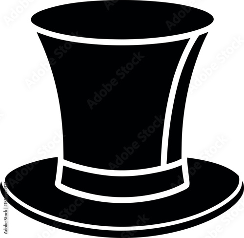 black hat isolated on white