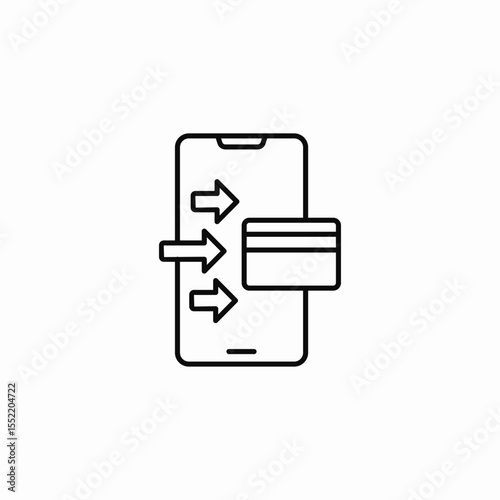 card finances icon sign vector