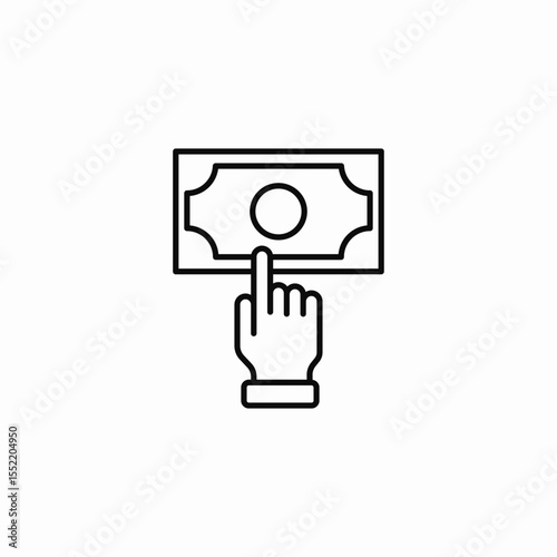 finances navigation icon sign vector