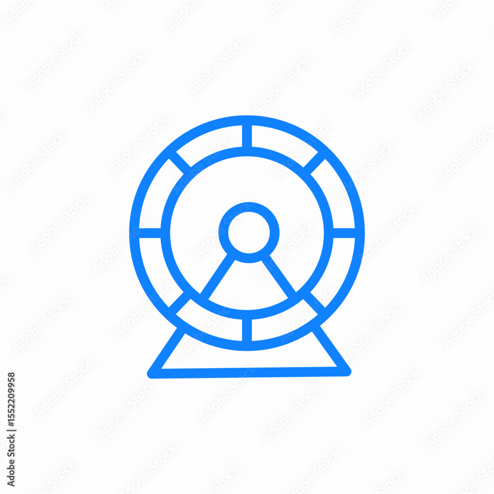 hamster wheel icon sign vector hamster wheel icon sign vector