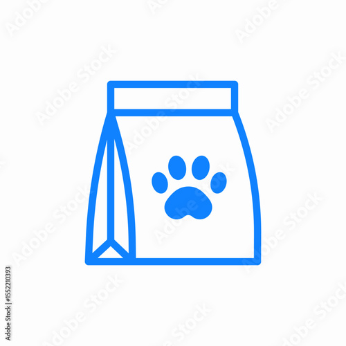 pet food icon sign vector