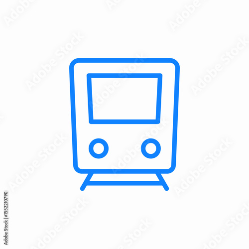 train transportation icon sign vector