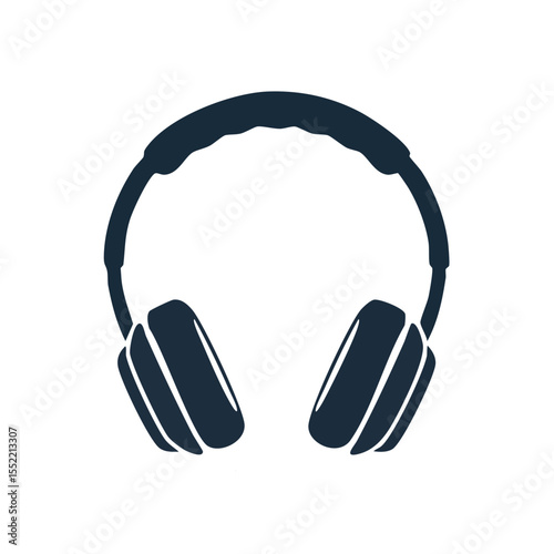 Wireless Headphones Illustration for Listening Music Podcast Audio Book Entertainment Accessory