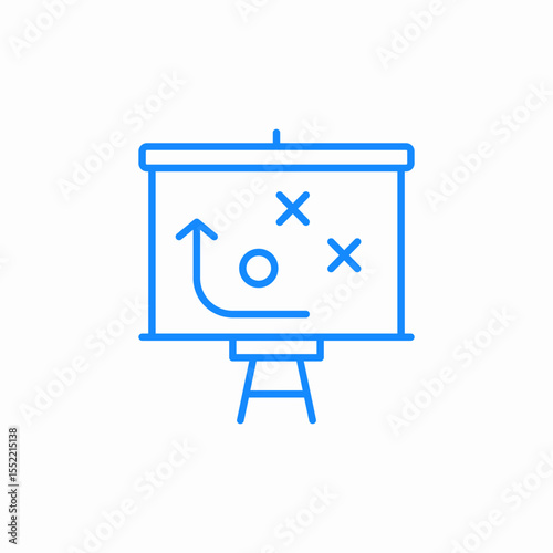 board plan icon sign vector