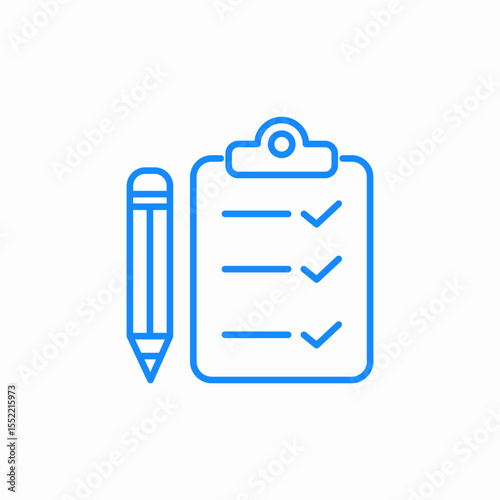 list tick icon sign vector
