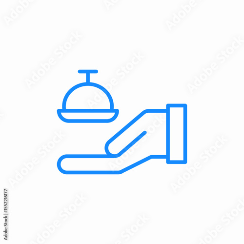 restaurant service icon sign vector