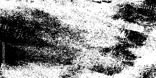 Seamless asphalt texture with tiny rocks and oil for grunge design overlay