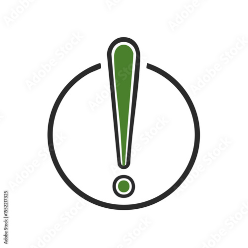 Power Off with Alert Icon Symbol on Black Background Indicates Important Shutdown