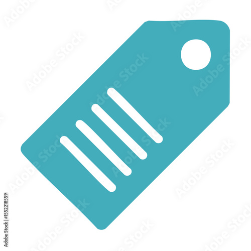 Aquamarine price tag icon isolated symbol representing discounts and offers for retailers and shopping promotions on black background