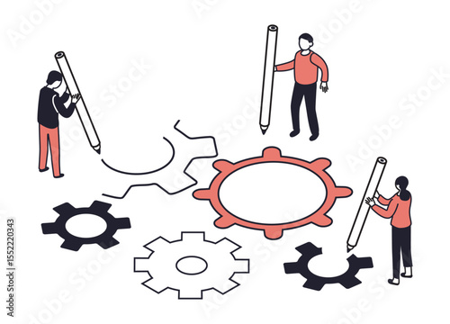 Team Collaboration on Gear Mechanism Design