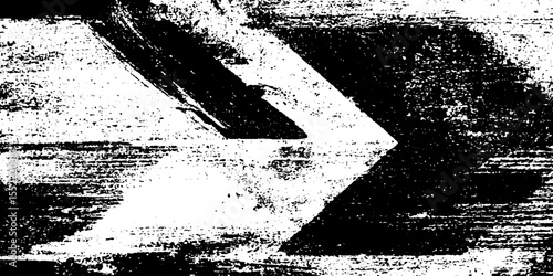 Seamless double arrow design with photocopy noise texture for creative overlay
