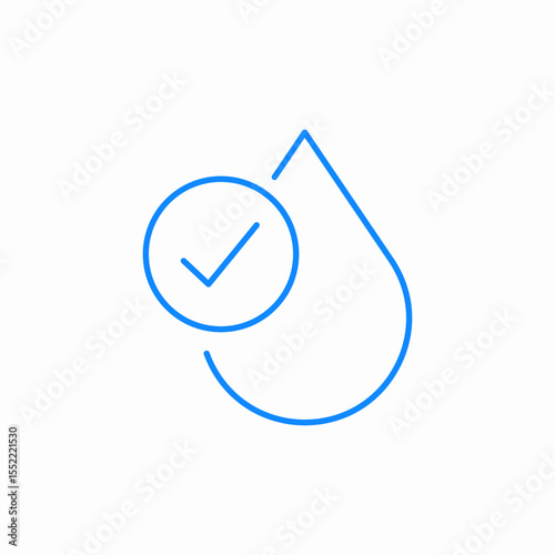water supply icon sign vector