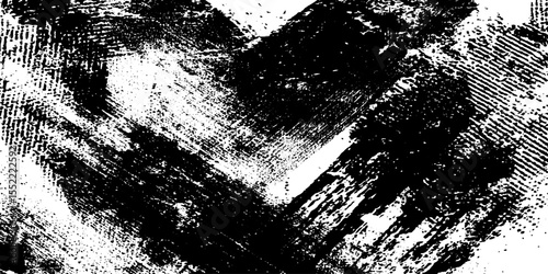 Seamless grunge heart symbol with cracked shape for distressed design