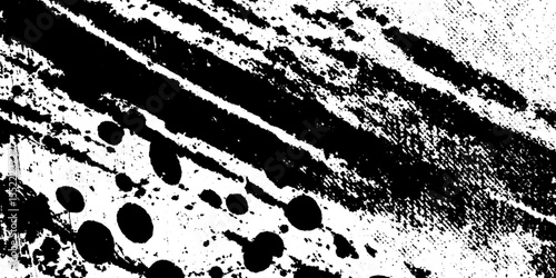 Seamless grunge pattern with halftone dots for distressed background design