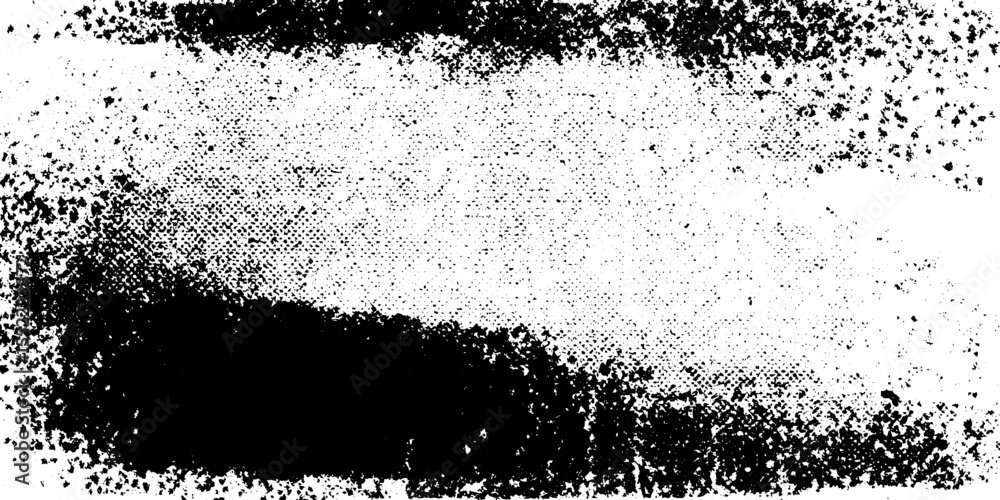 Fototapeta premium Seamless halftone dot texture with dry ink effect for artistic backgrounds