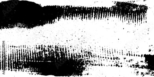 Seamless ink roller texture with uneven edge for creative design and art projects
