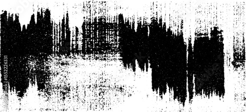 Seamless grunge film border with distressed chemical stains overlay