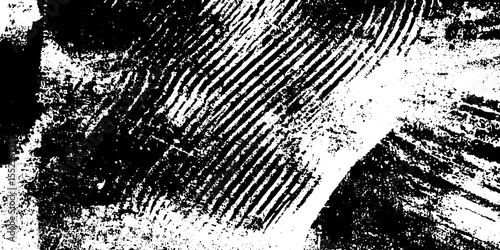 Abstract grunge texture with seamless round sticker and folded effects for creative design