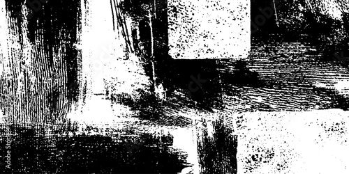 Abstract seamless tape and print collage with overlapping elements for creative design