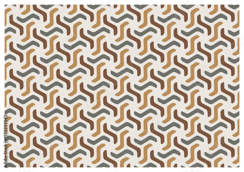 Decorative background seamless vector pattern. Architectural backdrop and textile surface pattern designs series