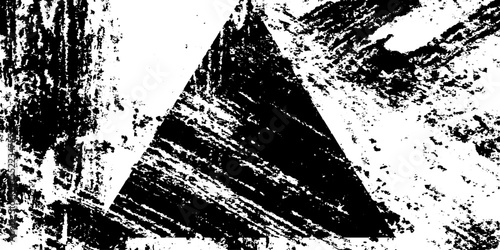 Grainy textured warning triangle pattern for distressed overlay design