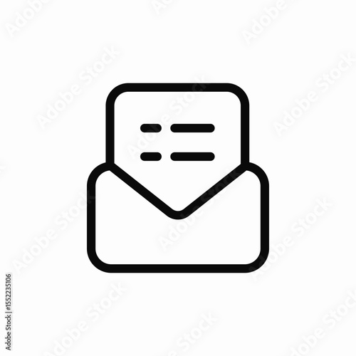 email list icon sign vector