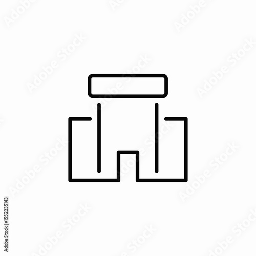 facility location icon sign vector