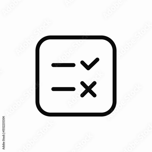 list progress icon sign vector