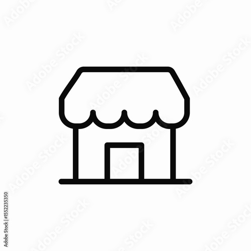 online shop icon sign vector