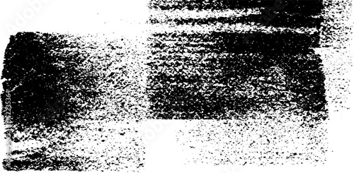 Seamless zine collage texture with ink blobs for creative design