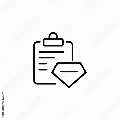 membership documents icon sign vector