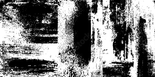 Seamless zine style pattern with misaligned grunge print for creative design