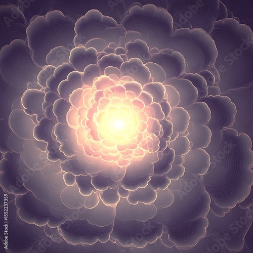 Abstract flower design