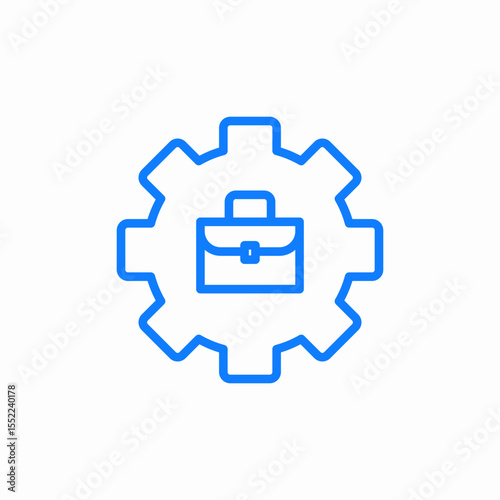 business function icon sign vector
