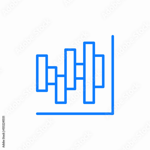 statistics diagram icon sign vector