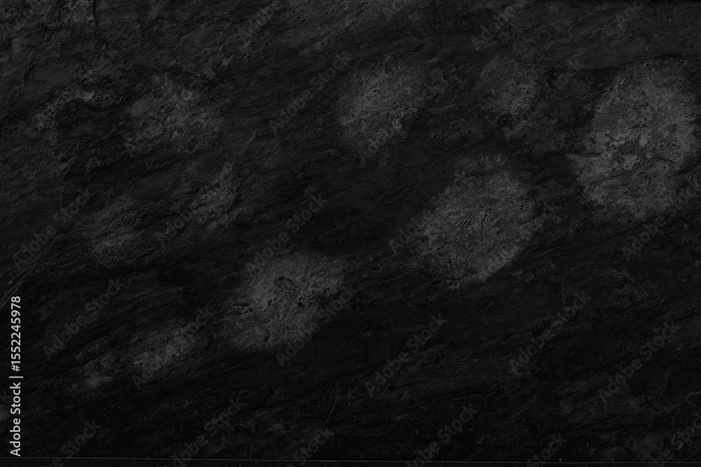 Fototapeta premium Black Stone Texture Background with Subtle Shadows