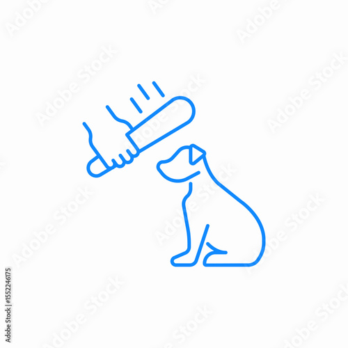 dog facility icon sign vector